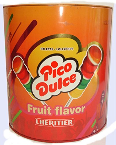 LHERITIER Chupetines / Lollipops - Gluten Free. (Chupetines Pico Dulce, 48)