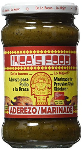 Inca's Food Aderezo de Pollo a la Brasa - Peruvian Chicken Marinade - 10.5 ounces