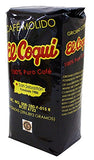(2 Pack) Puerto Rican Coffee -14 Ounce Bags El Coqui Puro Cafe (28 Ounce Total)