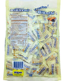 Eight-14 Bianchi Chewy Caramel Candy - Milk Candy with White Chocolate Center - 18.34 oz Bag Of 100 Pcs, BIANCHI WHITE CHOCOLATE