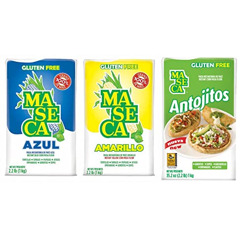 Maseca Corn Instant Masa Flour, 32 oz Variety 3Pack