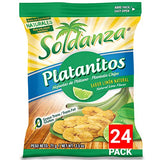 Soldanza Plantain Chips, Lime, 2.5 Ounce (Pack of 24)
