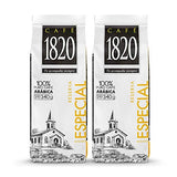 Café 1820 Coffee Special Reserve Costa Rica Gourmet Arabica Ground Coffee with a highly adequate balance of acidity and bitterness 2 pack 12 oz
