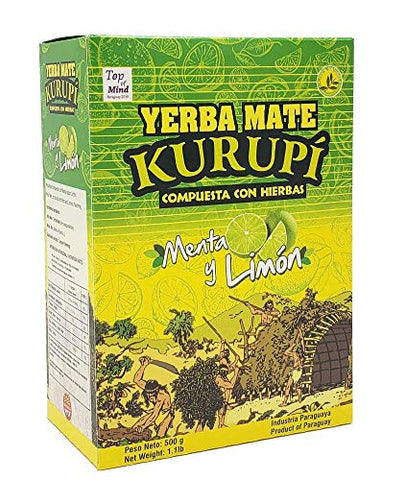 Kurupi Yerba Mate with Mint and Lemon 500 g (1.1 lbs)