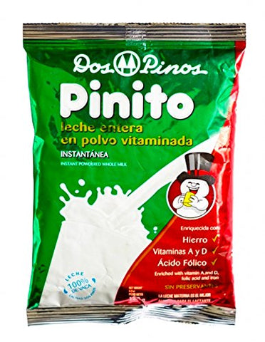 Dos Pinos, Pinito Instant Powdered Whole Milk, 800 gr (28.2 oz), from Costa Rica