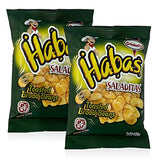 CRICKET'S Habas Saladitas 100 gr. - 2 Pack / Toasted Haba Beans 3.57 oz. - 2 Pack - Product of Peru.