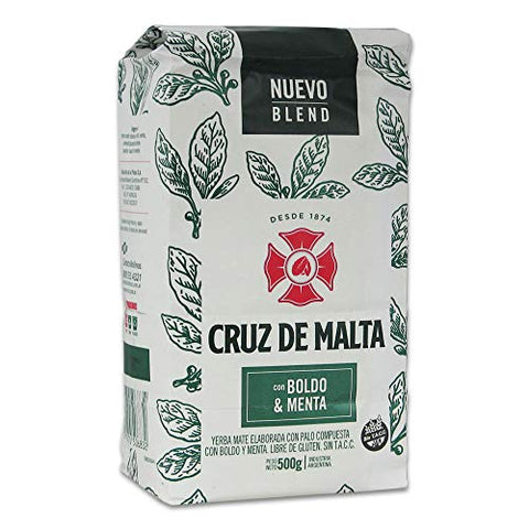 Cruz de Malta Yerba Mate Mint & Boldo 500G