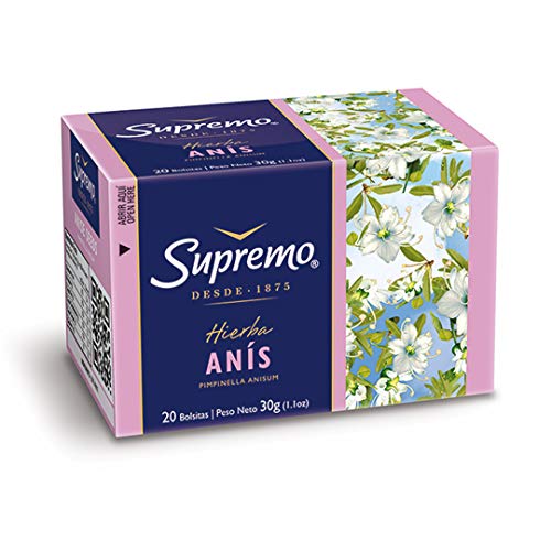Anise Seeds - Anis - 20 Tea bags 1.1 Oz - Supremo