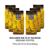 Cafe 1820 Costa Rican Ground Coffee, 2.2 lb./1 Kilo - 6 Pack