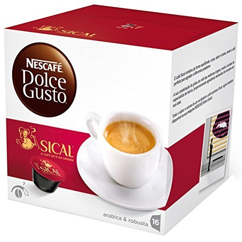 Nescafe DOLCE GUSTO Pods / Capsules - SICAL Coffee = 16 pods (pack of 3 = Total: 48 pods)