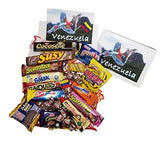 Venezuelan Sweet Snacks Gift Box – International Snack and Candy –Great Assortment of Foreign Treats, Wafer Cookies, Chocolates, Cocosette, Susy, Toronto, Nucita, Galak, Bocadillos, & more. (20 Count)