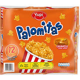 Palomitas Yupi Caramelo (24 Pack) The most delicious Caramel popcorn-looking snack Colombian snacks Colombian food dulce colombiano mecato colombiano