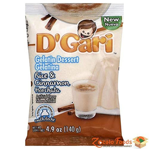 D'Gari Gelatin Dessert - Dgari Gelatina Sabores 5 pack (horchata)