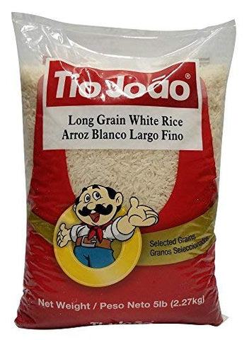 Tio Joao, Long Grain White Rice, 5 Pound