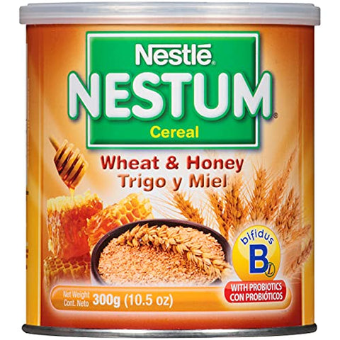 NESTLE Nestum Wheat & Honey Cereal 10.5 oz. Canister