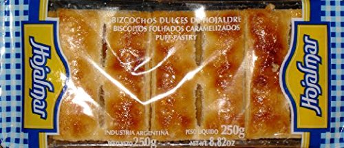 Hojalmar Argentine Puff Pastries Containing 4 Pieces - 8.82 oz 4 Pack