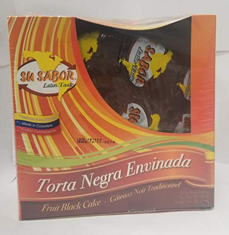 Su Sabor Black Fruit Cake Torta Negra Envinada (21.16 oz)