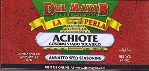 La Perla del Mayab Annatto Seed Paste Achiote, 14 oz.