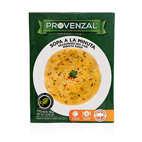 Provenzal Sopa a la Minuta Peruana 78g | Peruvian Seasoning Mix for Minuta Soup 2.74 oz