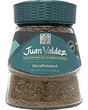 Juan Valdez Cafe Instant Decaffeinated Freeze Dried Coffee 95gr/3,5oz
