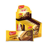 Bauducco Mini Chocolate Wafers - Crispy Wafer Cookies With 3 Delicious, Indulgent Decadent Layers of Chocolate Flavored Cream - Delicious Sweet Snack or Desert - 1.41oz (Pack of 12 single serve individually wrapped)