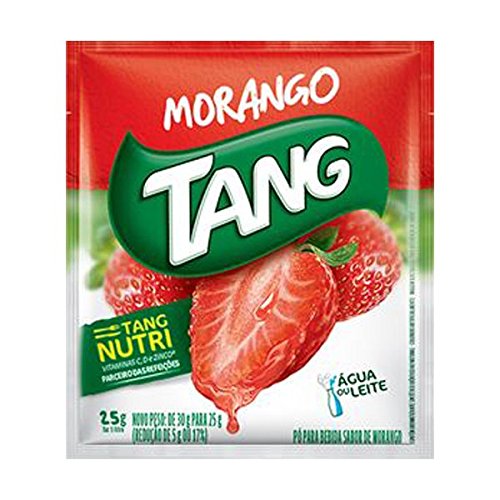 Tang Morango 25g | Powdered Drink Mix Strawberry (Pack of 05)