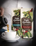 Cafe Quindio Traditional Medium Roast Coffee, The Coffee from The Heart of Colombia, 100% Colombian Arabica Coffee, Artisanal Cultivation Single Estate Coffee. (Ground, 500g/17.6 oz)