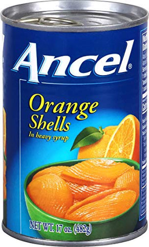 Ancel Orange Shells In Heavy Syrup, 17 Ounce (Pack of 24)