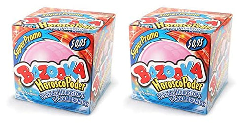 BAZOOKA Chicle Globo sabor Fruta Box 120 un. 480 gr. | Bubble Gum Tutti Frutti Flavor 120 units each.