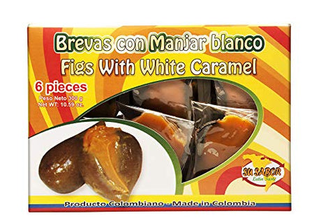 Su Sabor Figs with White Caramel / Brevas con Manjar Blanco 6 units