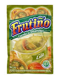 FRUTIÑO Lulo Fruit Powdered Drink Mix (Box of 20 Pouches, Makes 2lt/Pouch) - Refresco Instantáneo NARANJILLA - Imported from Colombia.