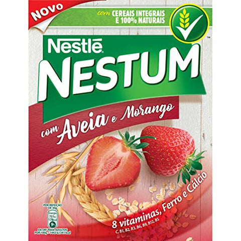 Nestum Cereal with Oats and Strawberries