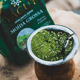 Circle of Drink - Yacuy Medium Cut (Moida Grossa) Green Brazilian Yerba Mate Tea - Gourmet Erva Mate Chimarrao - Super Fresh Always - 500g - 1.1 lbs (1 PACK)