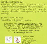 Passion Fruit Tea 10 tea bags - Chá de Maracujá 10 sachês - Madrugada - 0.5oz (15g) GLUTEN FREE - (PACK OF 04)