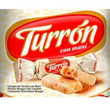 2 X Turron de Mani Ambrosoli. Traditional Chilean Peanut Nougat Soft Candies. 2 Bags x 300 Grms Each (10.6 Oz). Total 600 Grms (1.32 Lb).