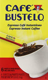 Cafe Bustelo Instant Espresso Coffee Single Serve Packets 6 Count (Pack of 4)
