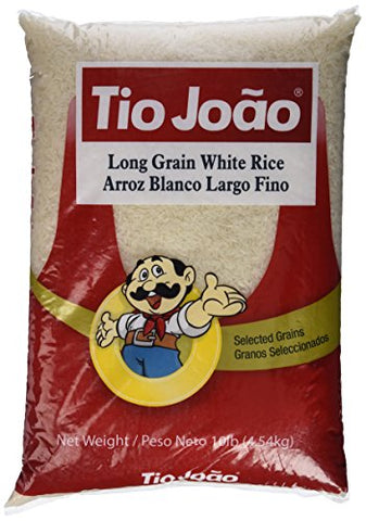 Tio Joao Long Grain White Rice 10 lbs || Arroz Tio Joao  4.54kg