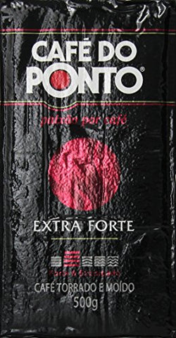 Caf Do Ponto Coffee, Extra Forte, 17.6-Ounce Packages (Pack of 4)