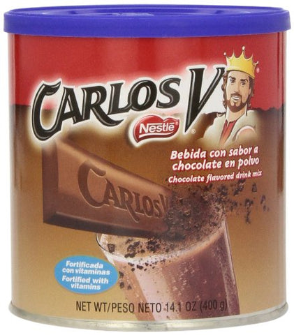 Nestle Carlos V Chocolate Drink Mix, 14.1-Ounce Containers (Pack of 6)