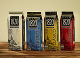 Cafe 1820 Classic - Costa Rica Whole Bean Coffee 12 Oz - 340 Grams - 5 Pack