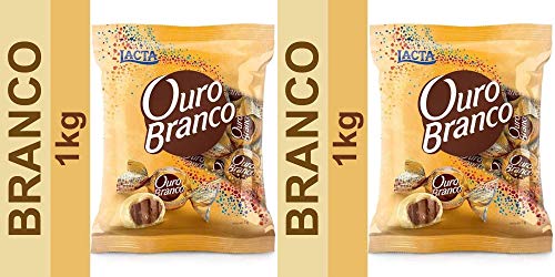 Ouro Branco Lacta Lacta 2.2lbs Bag, Chocolate, 35.2 Ounce Pack of 2,2.2 Pound (Pack of 2)