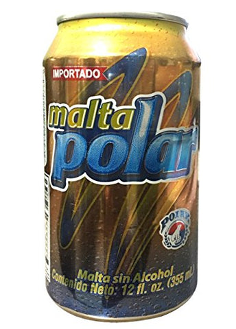 Malta Polar Lata Can 6 PACK 12 oz