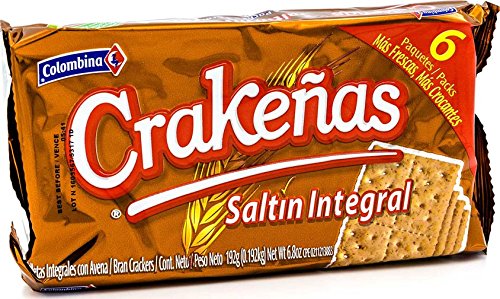 Colombina Crakenas Saltin Integral, 6.8 Ounce (Pack of 12)