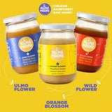 Reina Madre - Orange Blossom Honey, 100% natural, Raw and Unfiltered | Non GMO & Gluten Free, 17.6 oz