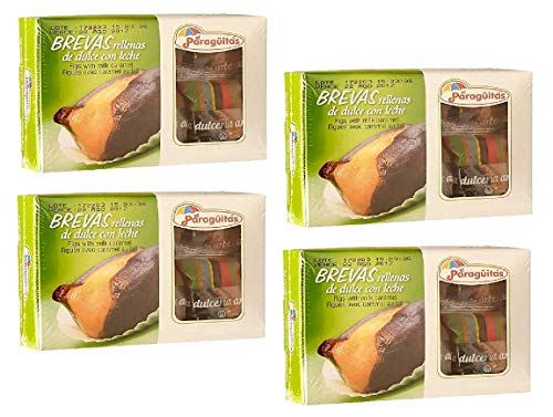 EL PARAGUITAS Brevas Rellenas con Dulce de Leche 4 Pack 120 gr. | Figs Filled with Milk Caramel 4 PACK 4.32 oz. each.
