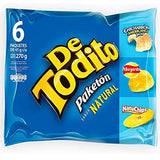 Detodito Colombiano Natural (12 pack) Each pack comes with Pork Crackling, crispiest potato chips & plantain chips with Natural flavor snacks for Snack lovers Colombian snack mecato colombiano Colombian food Colombian Candy.