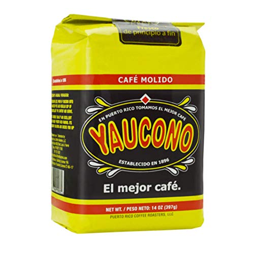 Yaucono Ground Coffee Bagged, 14 Ounce (Pack of 1)
