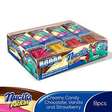 Nucita Patitas Candy | Creamy Candy for Children | Chocolate, Vanilla & Strawberry Flavors | 5.3 Ounce (Pack of 1)