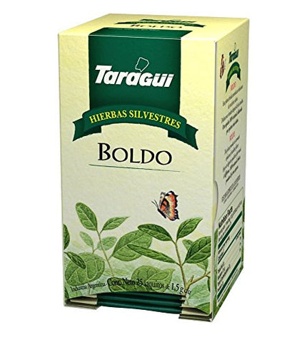 Taragui Yerba Mate Boldo, 25 Tea Bags 2 Pack
