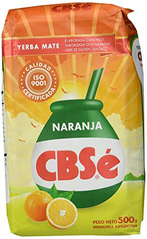 Yerba Mate CBSe Orange Flavor, 1.1 lbs, from Argentina